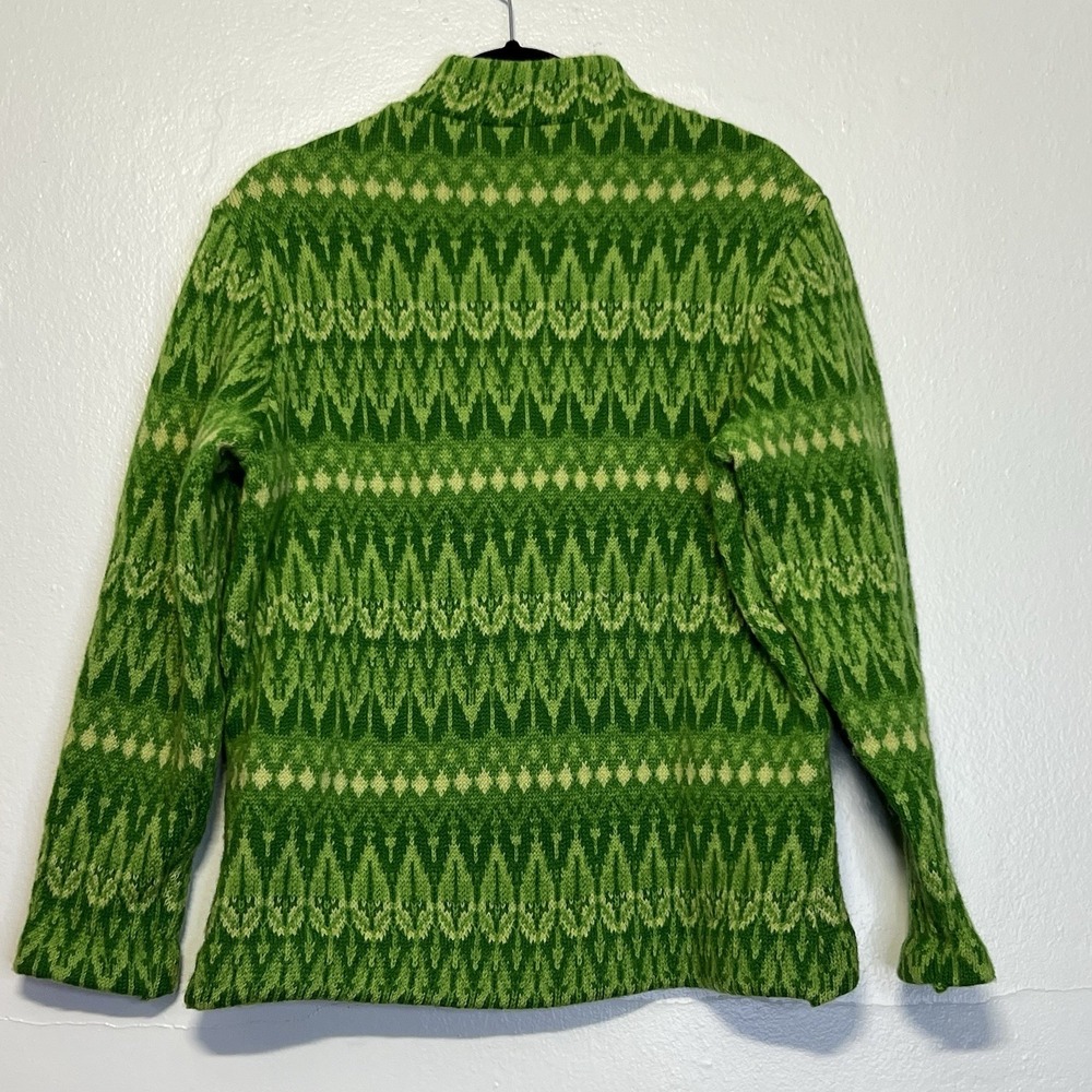 Vtg Iceland Jersey Modeller Sweden Front Zip Sweater Hans Heitsch Wool Size L - Picture 6 of 12